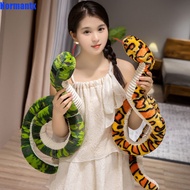 JOYEX Snake Plush Toy, Sticking Tongue Colorful Boa Plush Doll, Kids Toy Fluffy Coiled Soft Boa Snak