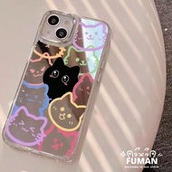 Korean Style Cat Mirror Casing For OPPO A6 A5 A3 Pro F29 Pro Realme C75 GT7 14 Pro Plus 14X GT Neo 7