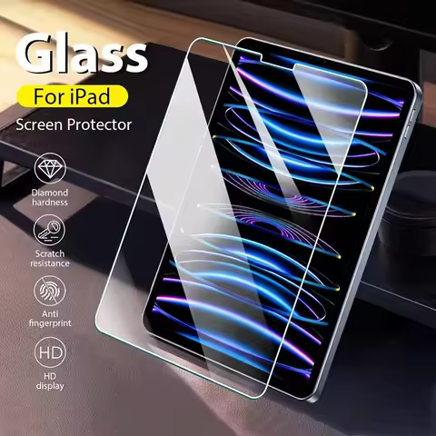 Screen Protector Tempered Glass For iPad Pro 6th 5th 4th 3th 2th 1th Gen For iPad Pro 2022 2021 2020