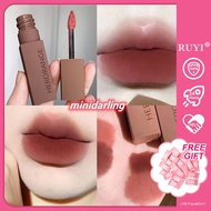 ⚡Ready Stock⚡ 6 Colors Matte Liquid Lip Tint Waterproof Lipstick M3 A3