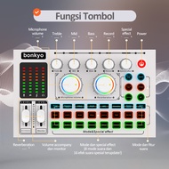 Bonkyo F999MAX/F999/F999X Sound Card Bluetooth Live SoundCard F999MAX Soundcard Audio Live Mixer for