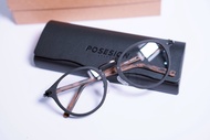 Gọng kính gỗ dáng tròn Posesion Saigo phong cách Retro