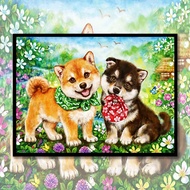Shiba Inu Cross Stitch Cute Puppy Print Cross Stitch 2025 New Style Animal DIY Cross Stitch Set