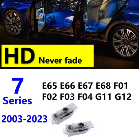 HD 2Pcs For BMW 7 Series E65 E66 E67 E68 F01 F02 F03 F04 G11 G12 2003-2023 2020 Accessories Led Car 