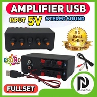 CHANEL Mini amplifier mini amplifier 4 channel 5volt x2 + rca cable