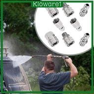 [Kloware1] 8x Pressure Washer Adapter Set,Hose Adapter Connector ,Quick Disconnect Pressure Washer Fittings for Car Washing,Accessories