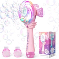 Suitable for Children 4-8 Years Old Bubble Wands: Windmill Luminous Automatic Bubble Machine, Rechar