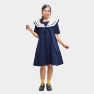 SONNE - kyo dress - navy dress - vintage dress - 90s dress - old school dress - japanese style dress