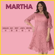 ✢ § ๑ Mumu  Fashion OLD ROSE DRESS COLLECTION XL wedding ninang dress formal dress plus size dress