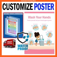 A1 Presentation Poster A2 Poster Printing (Glossy Lamination Finishing 200gsm) Wall Poster Dinding C