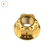 EZ Wanyifa Titanium Gr5 CNC Nut M6 M8 M10 M12 M14 M16 CNC Nut Front Wheel Rear Nut Sprocket Nut Fema
