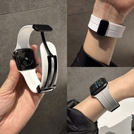 2025新品 适用Applewatch表带苹果表表带iWatch表带液态硅胶磁吸折叠扣表带Suitable for Applewatch watch straps20250513