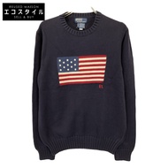 Polo Ralph Lauren 海軍藍星條旗經典旗幟針織毛衣