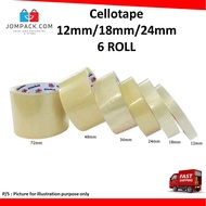 Stationery Opp Tape Clear Opp Tape Selotape 12mm 18mm 24mm Sticky Quality Tape