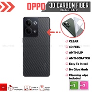 Oppo Carbon Fiber Back Film Sticker Protector | Oppo A5 A3s A9 A12 A12e A15 A31 A73 A91 A93 F9 F11Pro