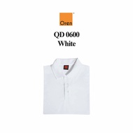 OREN SPORT QD0600 White Quick Dry Polo T-Shirt Unisex Sportswear Cool Fit Microfiber Plain NTMY.os