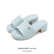 Sweet Palettes รองเท้าหนังแกะ Cloud Fluffy Ash Blue