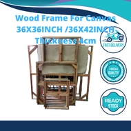 Wood Frame for Canvas [36x36inch/42x36inch] for Oil/Acrylic Painting