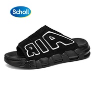 Scholl AIR รองเท้าแตะผู้ชาย รองเท้าสุขภาพ Comfort Sandal เบา ทนทาน รองเท้าสกอลล์-ไซโคลน Cyclone รองเท้าแตะสวม Men Slides เพิ่มขนาด EU39-47