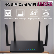 JKRTK LTE CPE 4G router 300m CAT4 32 wifi users RJ45 WAN LAN wireless modem 4G SIM card wifi router HRTWR