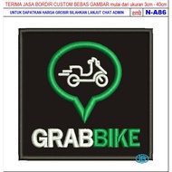 HD-149 PATCH EMBROIDERY GRAB BIKE MOTORCYCLES/RACING/CLUB