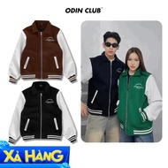 Jacket Varsity Racing ODIN CLUB, Evening gown - unisex leather combination, Local Brand ODIN CLUB