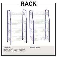 Metal Plate Rack 4 Tier Plate Metal Rack Small Rack Dishes Rack Metal Rack Kitchen Strorage Rack Dis