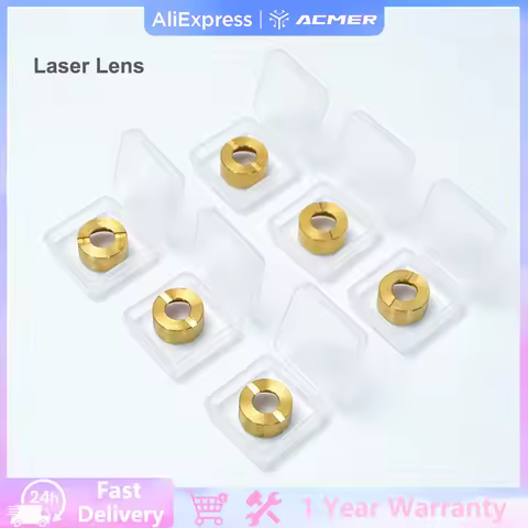 ACMER Laser Spare Lens 6 PCS Kit for P1 10W P2 20W P2 33W Laser Engraver and Cutting Machine Replace