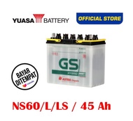 Aki Basah Aki GS ASTRA Hybrid 45 Amper  Mobil Yaris, Innova, Vios, Sienta, CRV