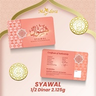 MASDORA 999.9 Gold ½ Dinar (2.125GM)  Islamic Calendar ~ Syawal (EMAS 999.9/24K)