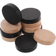 TOYANDONA Family Fun Chess Sling Puck Game 10pcs Wooden Ice Hockey Toy for Teens