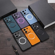 Fabric Case for Xiaomi Redmi Note 13 Note 13 Pro 4G 5G Magnetic Charging Silicone Protection Cover Redmi Note13 Pro+ 5G Coque