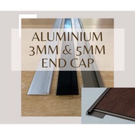 Flooring Accessories Aluminium End Cap (3mm/5mm) - for Vinyl &amp; SPC flooring