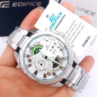 Jam Tangan Casio Edifice EFR 540 Silver White Stainless Steel