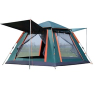 Camping Outdoor Automatic Quick Open Beach Camping Tent Rainproof Multiplayer Camping Four-Sided Tent
