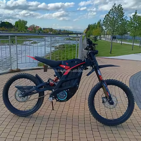 79Bike Falcon Pro 120KM Full Suspension Electric E Dirt Bike With Mid Brushless Motor 90KMH