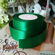 Ribbon Satin Plain Color Width 1.5 Inches (Half Inches) x Length 1 Yard (Cut To 90cm)