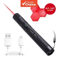 USB 303 Laser Light Flashlight Red Starry Sales Indication Laser Pointer