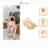Gold-silver Pointed Heel Sandals 6-7P High Thin Corset Wears firmly, beautiful Queens Store, shiny l