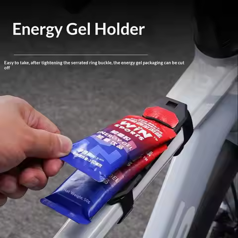 Bicycle Energy Gel Holder Road And Mountain Bike Storage Box Energy Bar Elastic Buckle Cycling Acces