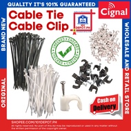 Cignal Cable Tie/Clip - Standard (100pcs - 1 pack) + (FREEBIES MINIMUM OF 10 PACKS)