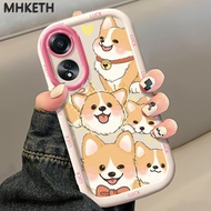 MHKETH Case For OPPO A58 4G A58 5G A58X 5G A78 5G A1X 5G A2X 5G Shockproof Silicone Phone