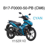YAMAHA Y15ZR V2 BODY COVER SET ORIGINAL CYAN (CM6)