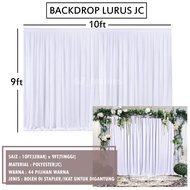 Backdrop curtain  JC  / backdrop lurus jc / tirai lurus jc for Wedding Party Photography Baby Shower