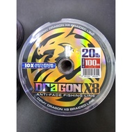 OZMY DRAGON X8 SULAM COLOUR RED 100M LINE