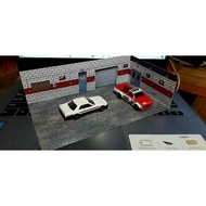 Part 5 Diorama Papercraft Garage Diorama