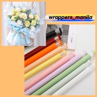 5/20pcs Transparent border Flower Wrapping Waterproof bouquet flower wrapping paper boquet