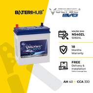 [ FREE INSTALLATION ] Bateri Kereta 50B20L | Voltec EVO | Car Battery | Kancil Kelisa Viva Myvi Alza