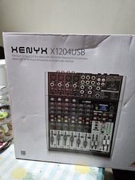 Mixer 混音器 Behringer Xenyx X1204USB Mixer with interface USB interface 直播 1204USB