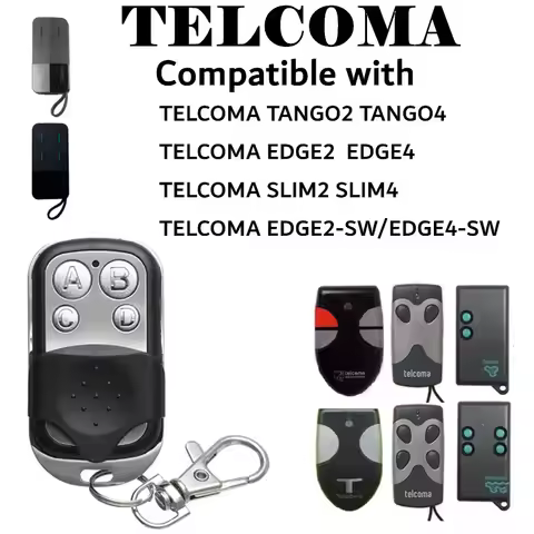 TELCOMA TANGO 2 SLIM / TELCOMA TANGO 4 SLIM / TELCOMA TANGO4 Copy 433.92Mhz Remote Control For Garag